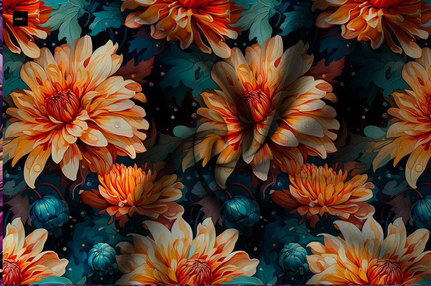Orange Blume